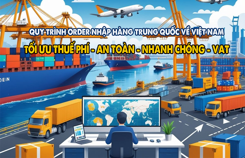 Quy Trình Order Nhập Hàng Trung Quốc Về Việt Nam Trọn Gói 2026