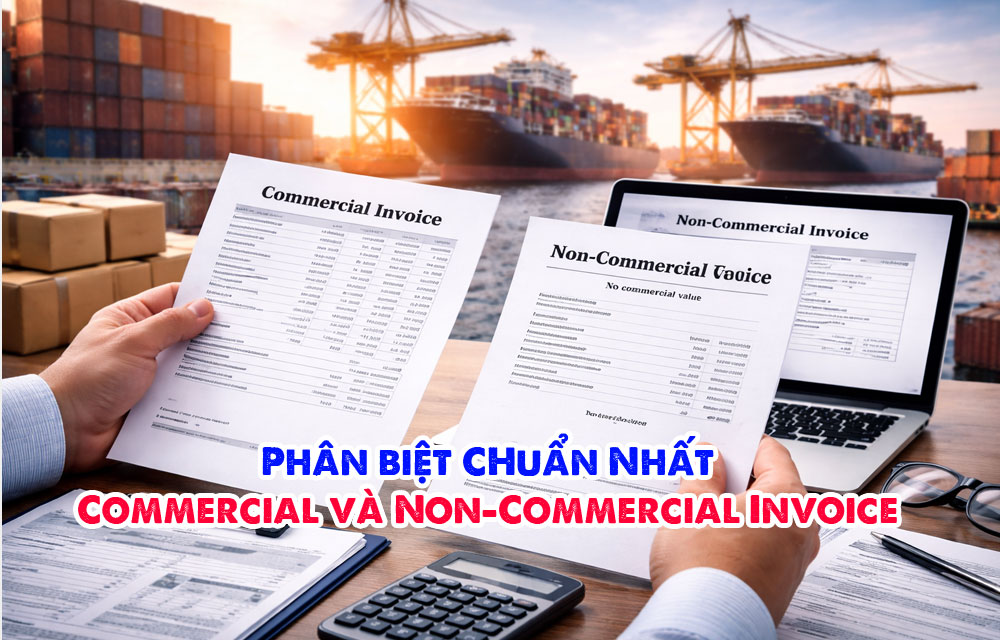 Phân biệt Commercial và Non-Commercial Invoice chuẩn nhất