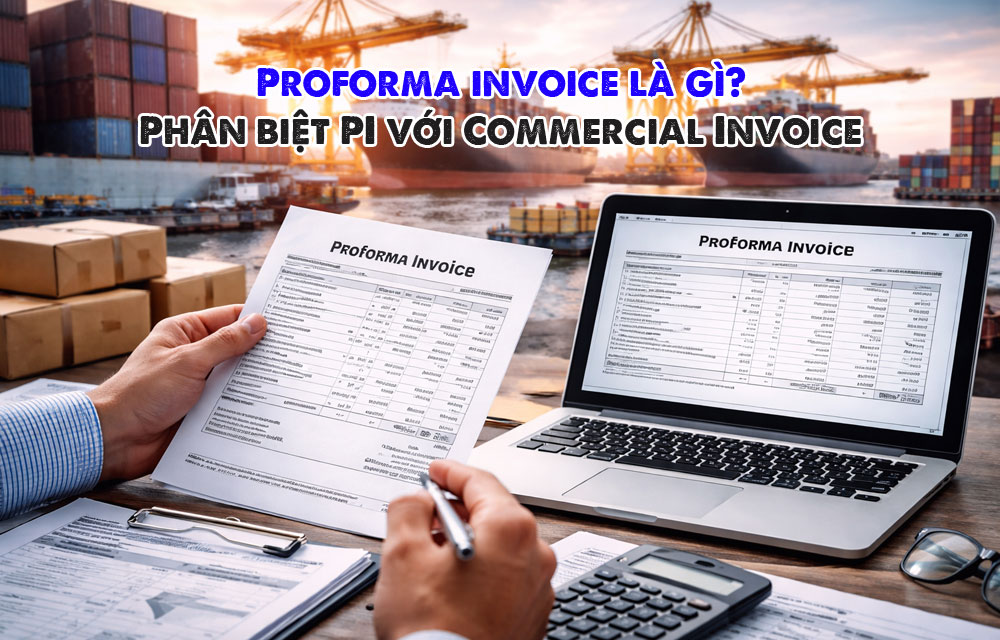 Proforma invoice là gì? Phân biệt PI với Commercial Invoice