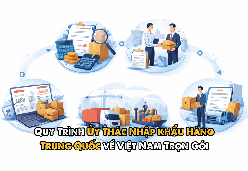 Chi Phí Ủy Thác Nhập Khẩu Hàng Trung Quốc về Việt Nam 2026