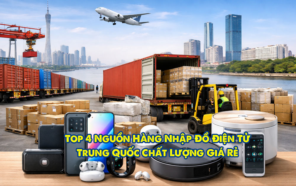 Top 4 Nguồn Hàng Nhập Đồ Điện Tử Trung Quốc Chất Lượng Giá Rẻ