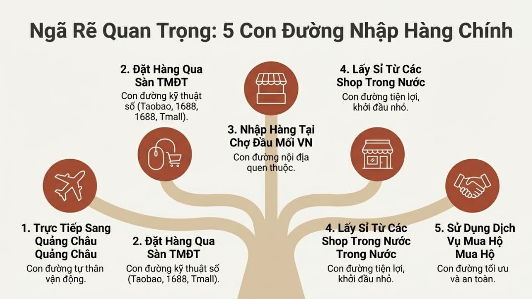 Top 5 nguồn hàng nhập quần áo thời trang Quảng Châu Trung Quốc giá rẻ, nhanh chóng