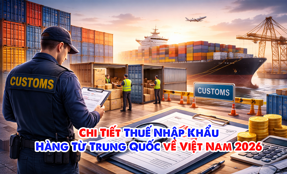 Chi Tiết Thuế Nhập Khẩu Hàng Từ Trung Quốc về Việt Nam 2026