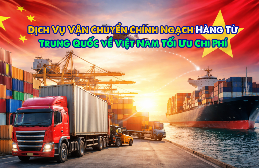 Dịch vụ vận chuyển hàng hóa chính ngạch từ Trung Quốc của Hoa Trung Logistics