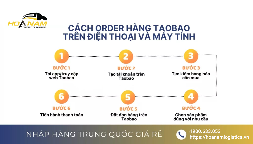 Cách tự order Taobao không qua trung gian