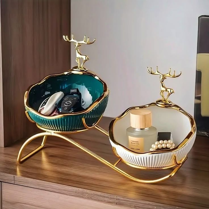 Hũ mứt hình hươu – phong cách châu Âu