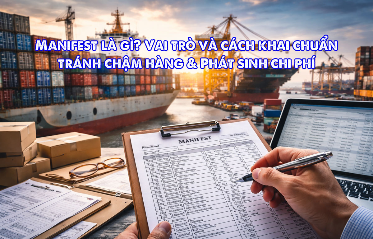 Manifest là gì? Vai trò và cách khai chuẩn tránh chậm hàng