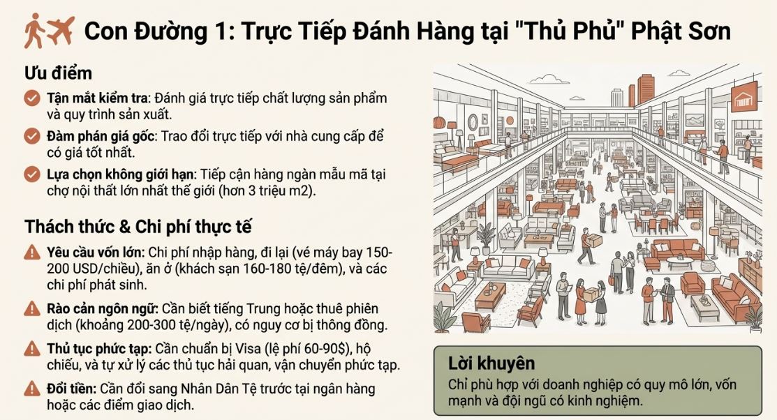 Nhập đồ nội thất Phật Sơn Trung Quốc