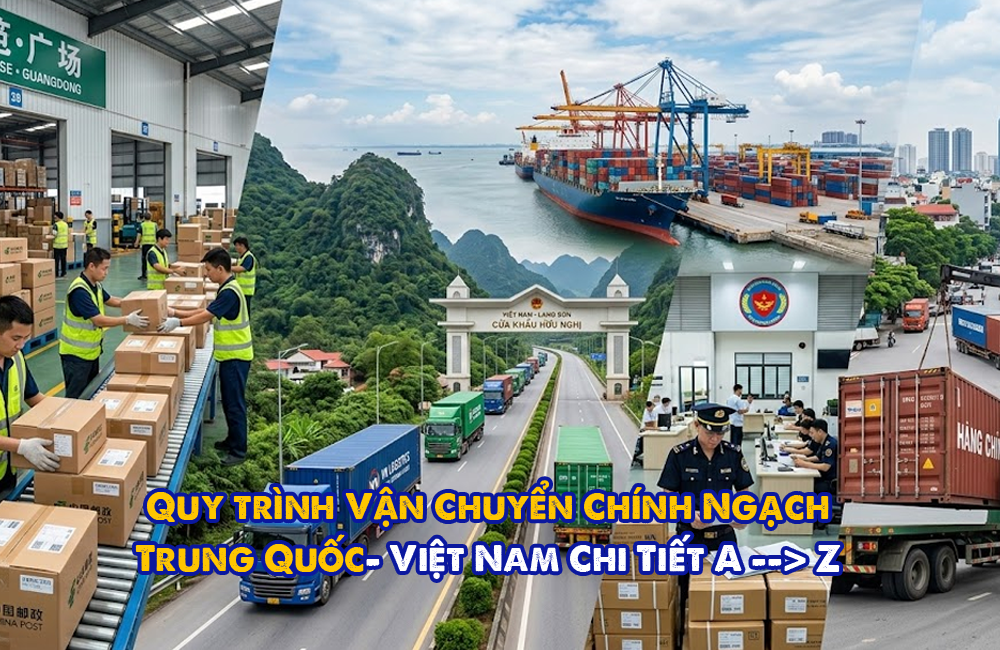 Quy trình vận chuyển chính ngạch Trung Quốc