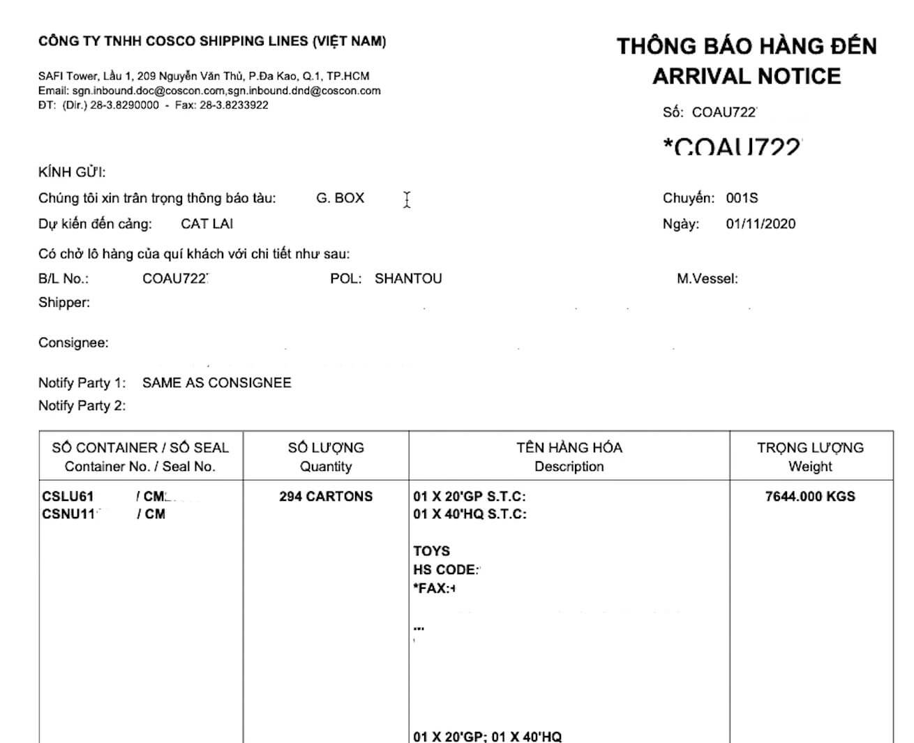 Khai và truyền tờ khai hải quan