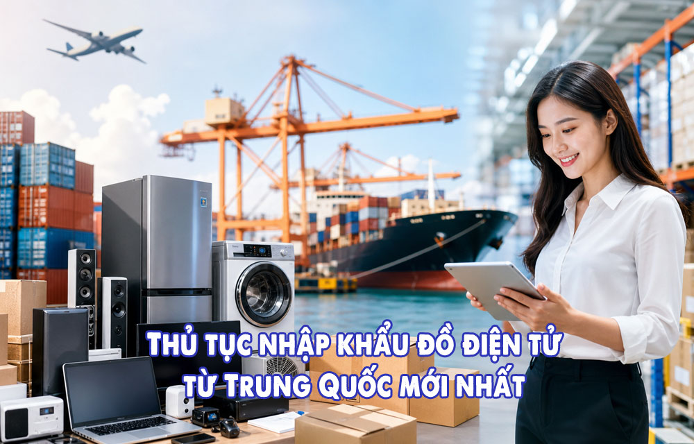 Thủ tục nhập khẩu đồ điện tử từ Trung Quốc mới nhất