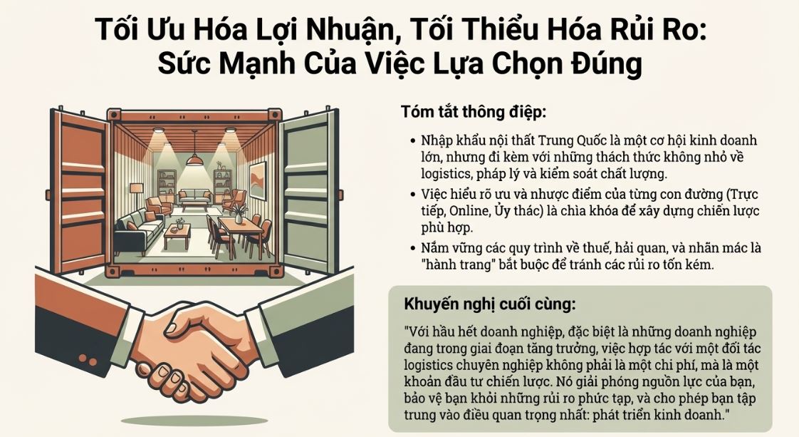 Thủ tục nhập khẩu nội thất Trung Quốc: Hướng dẫn chi tiết 2026