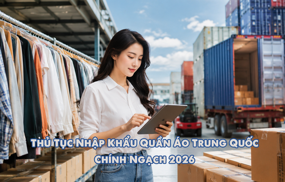 Thủ tục nhập khẩu quần áo trung quốc