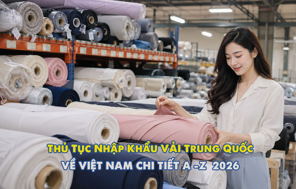 Thủ tục nhập khẩu vải từ Trung Quốc về Việt Nam