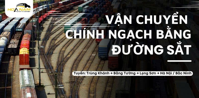 vận chuyển chính ngạch đường sắt